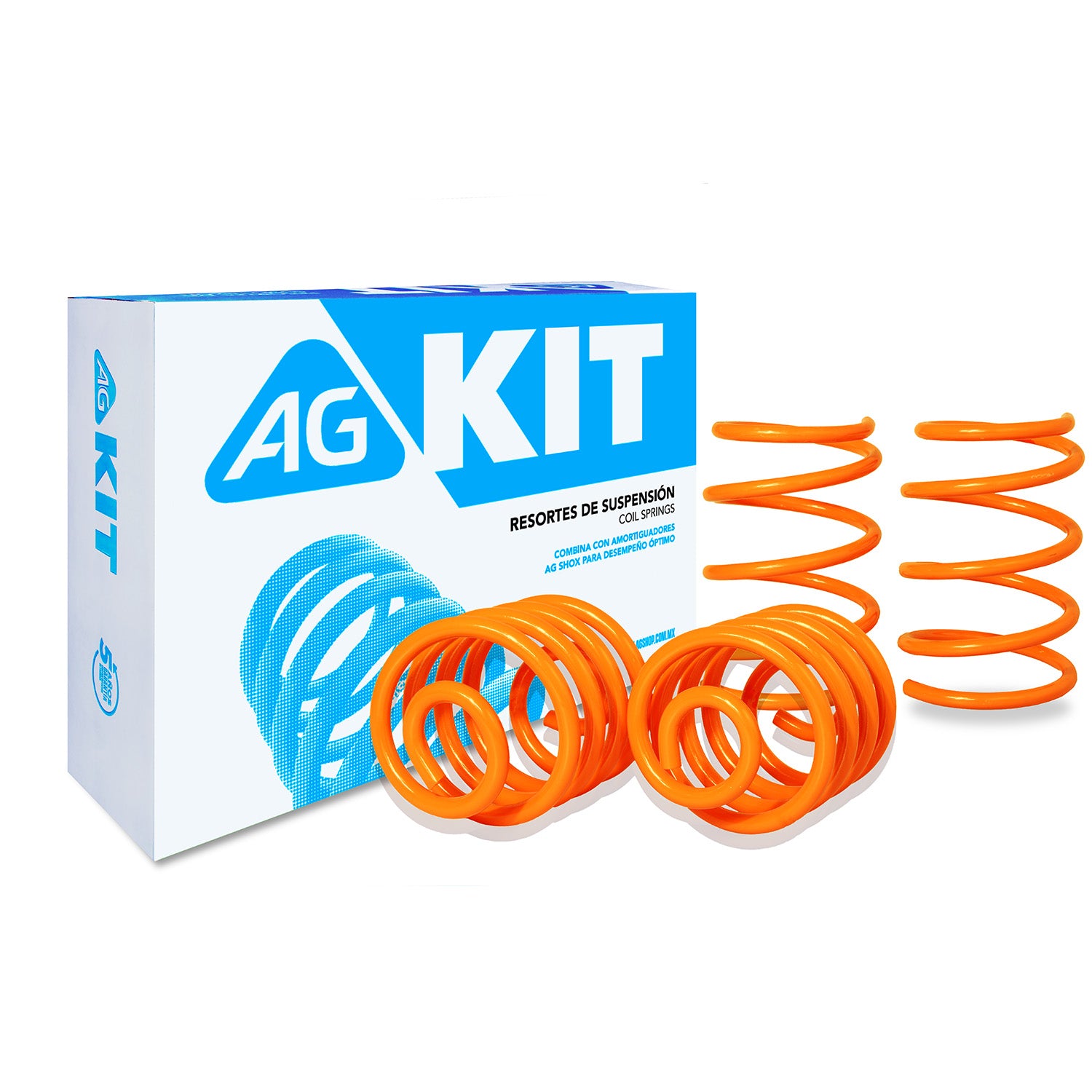 Resortes Deportivos AG Xtreme Renault Clio 98-05 Kit 4 Piezas