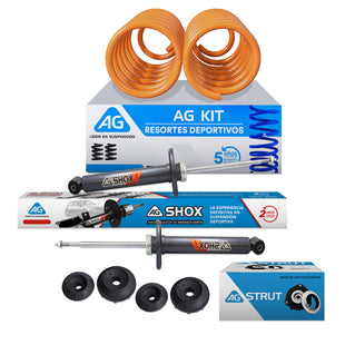 Resortes Deportivos, Amortiguadores Deportivos y Bases AG Volkswagen Golf A3 (Aro Grande) 1992-1998 Traseros