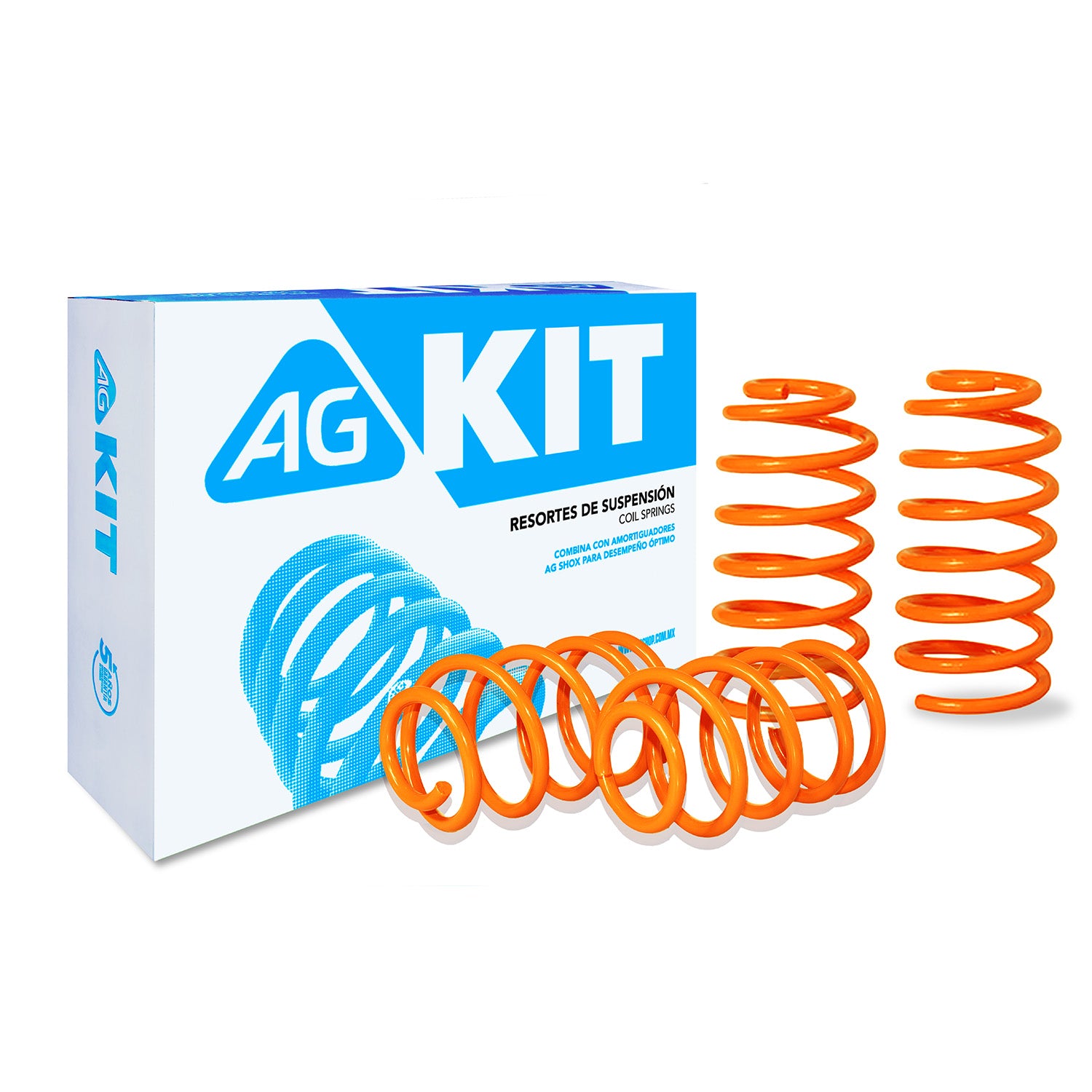 Resortes Deportivos AG Xtreme Volkswagen Golf Cabrio 1993-2002 Kit 4 Piezas