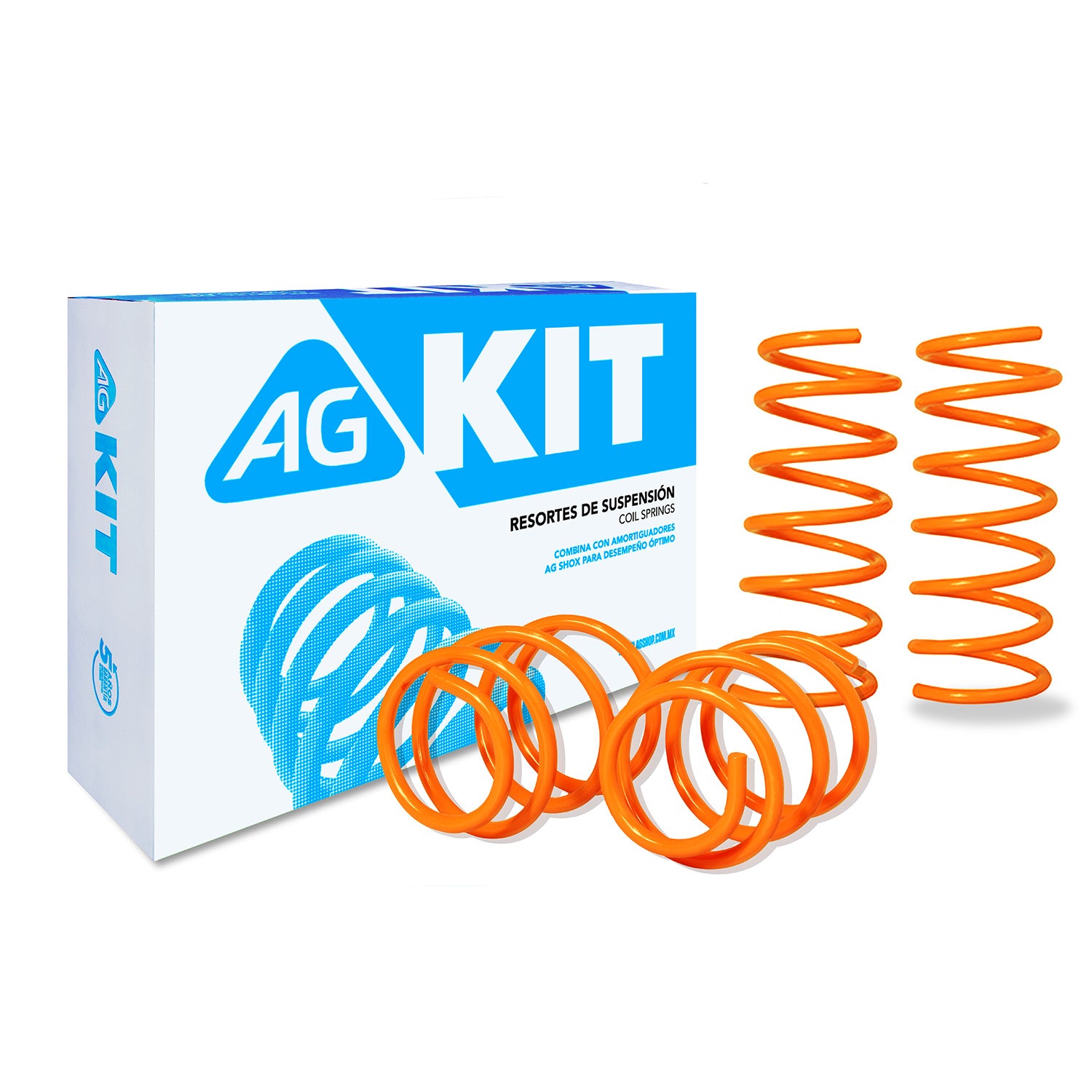 Resortes Deportivos AG Xtreme Volkswagen Caribe 79-87 Kit 4 Piezas