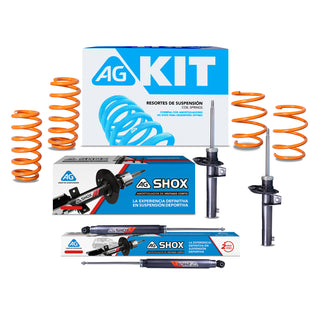 Resortes y Amortiguadores Ag Xtreme Ag Shox Audi A3 (8P) (Carter 50 mm) 2012 Delanteros y Traseros