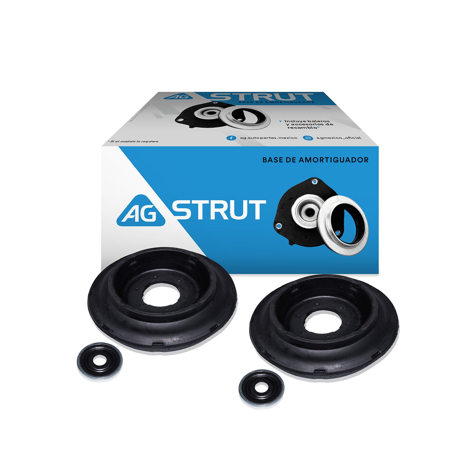 Bases De Amortiguador Original Ag Strut Renault Duster 2011-2020 Par Delanteros