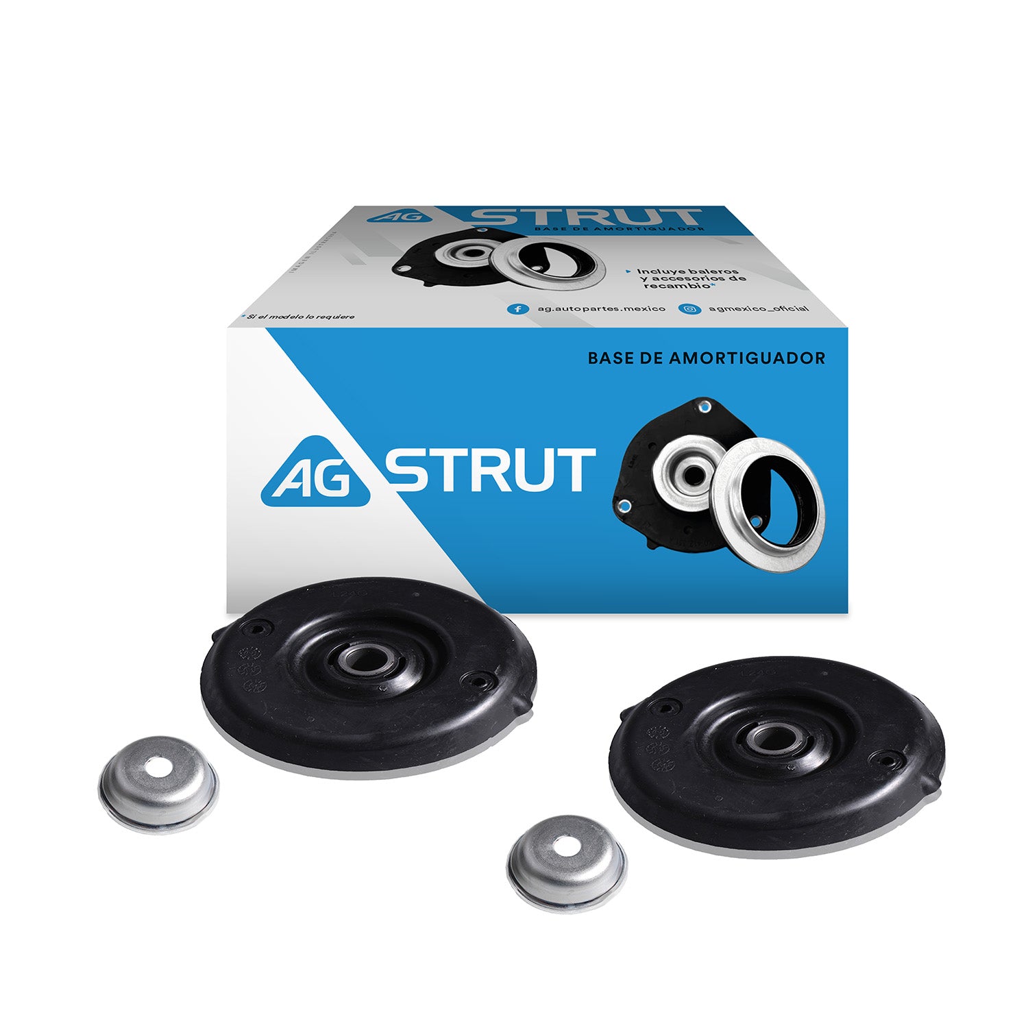 Bases de Amortiguador Original Ag Strut Peugeot Partner 2012-2020 Delanteros