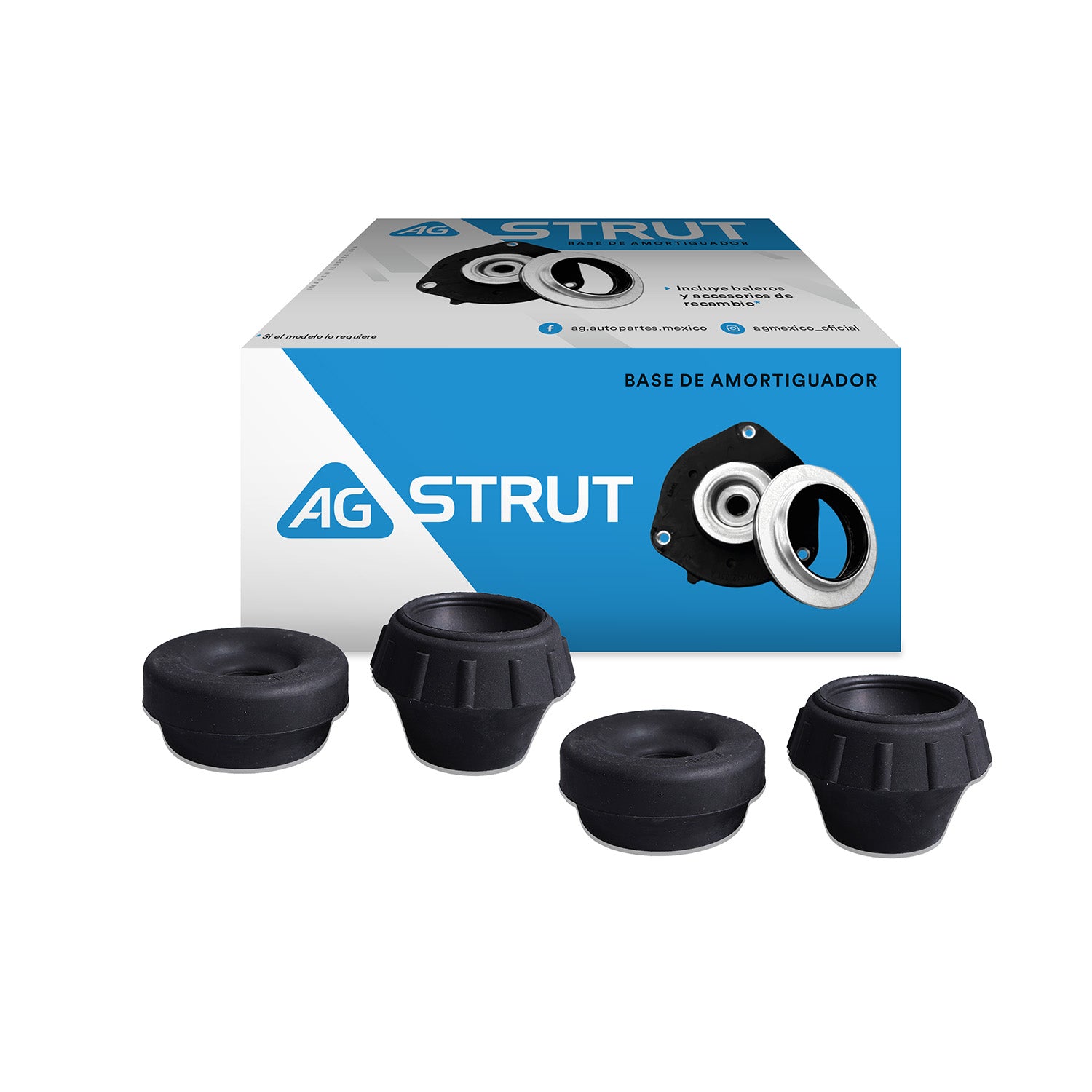 Bases De Amortiguador Original Ag Strut Volkswagen Pointer 1997-2009 Tras