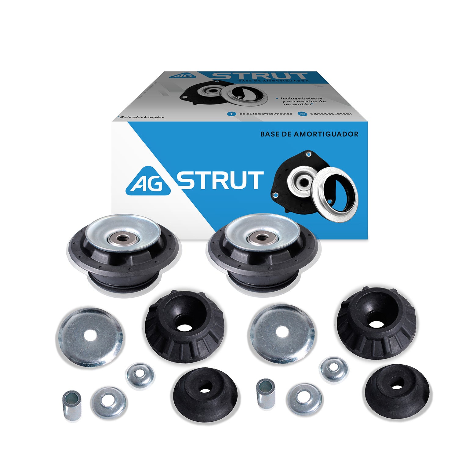 Bases De Amortiguador Original Ag Strut Volkswagen Golf A2 1978-1992 4 piezas