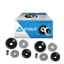 Bases De Amortiguador Original Ag Strut Mitsubishi Lancer (Gomas) 03-07 Par Delantero