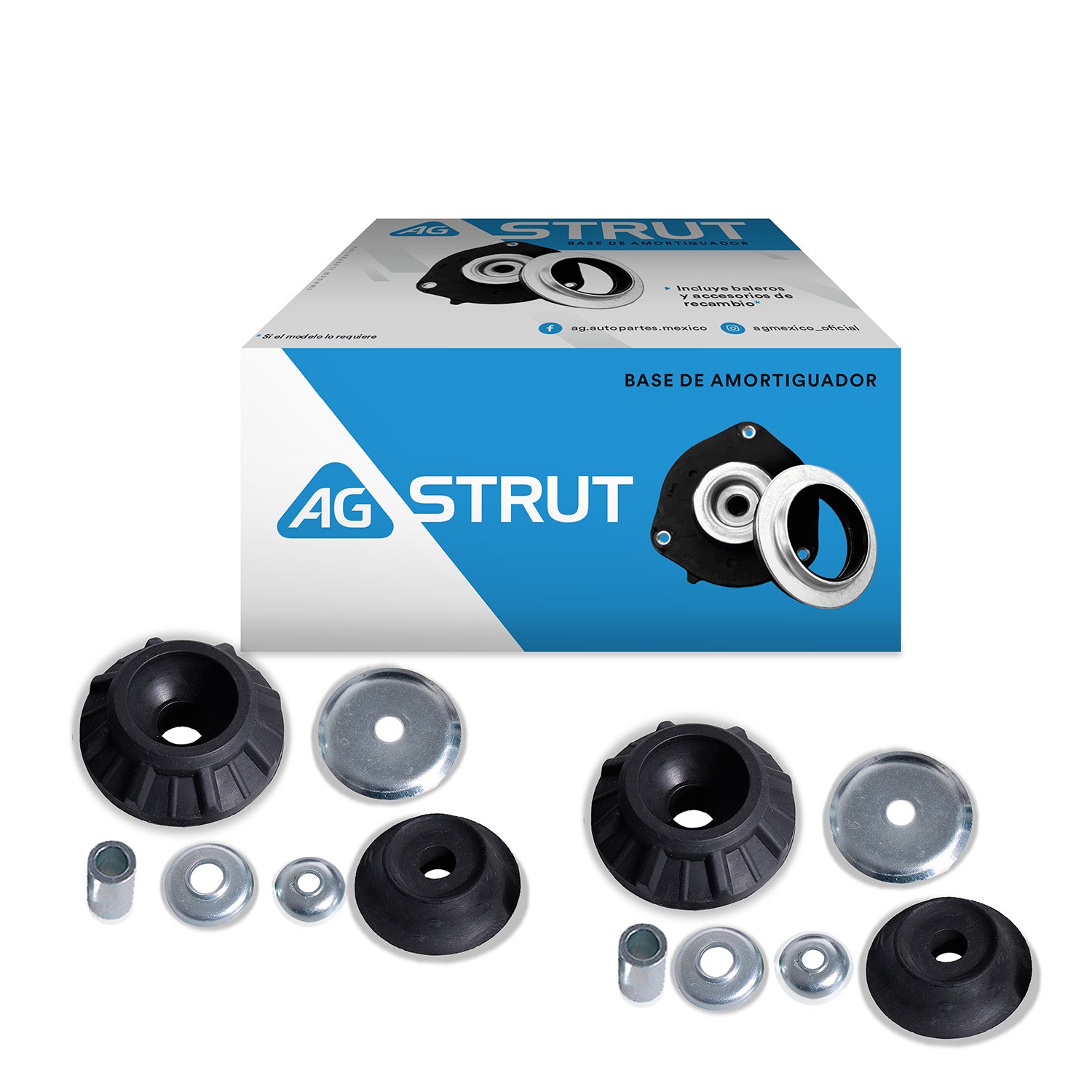 Bases De Amortiguador Original Ag Strut Volkswagen Jetta A2 1987-1992 Traseros