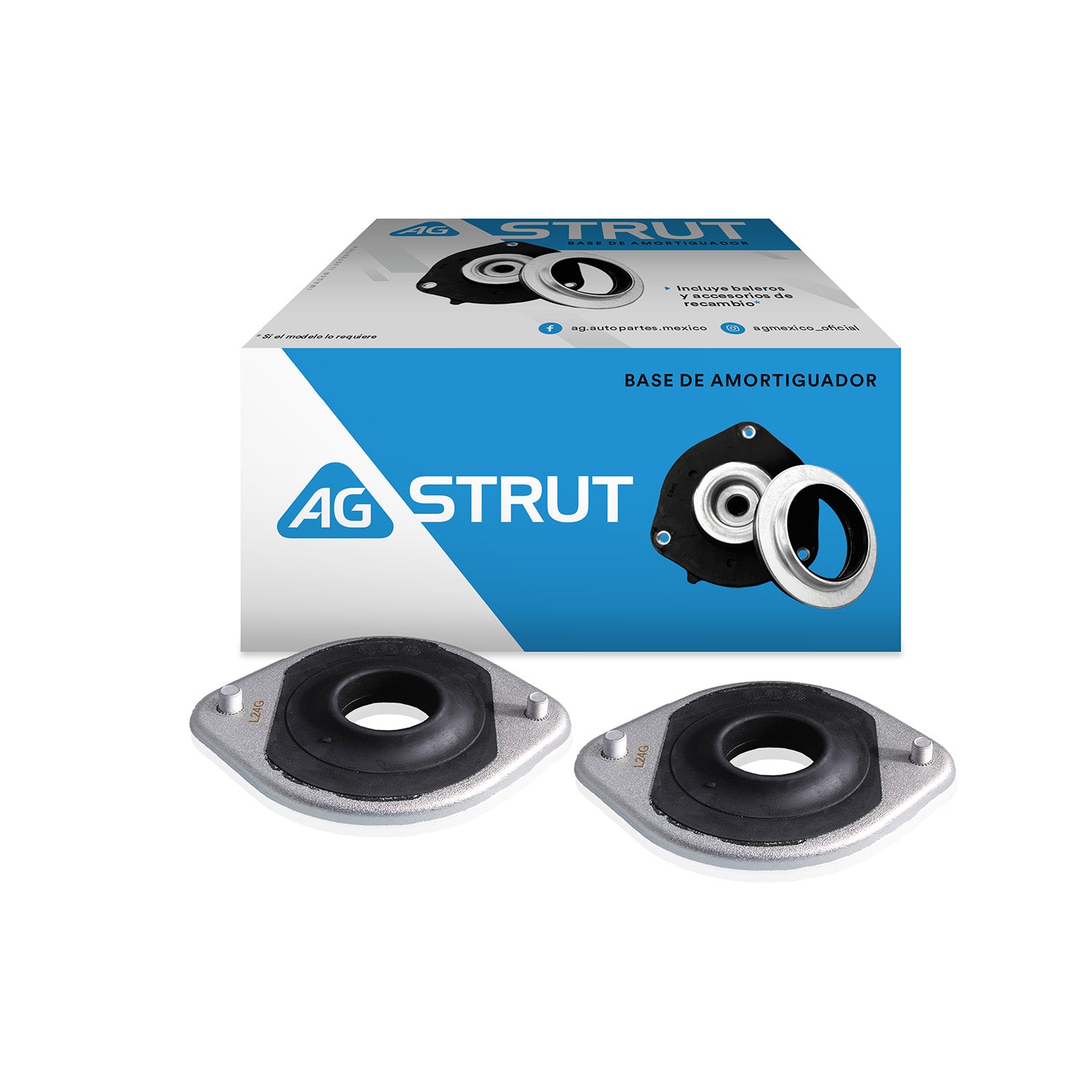 Bases De Amortiguador Original Ag Strut Chevrolet Chevy 1994-2012 Delanteros