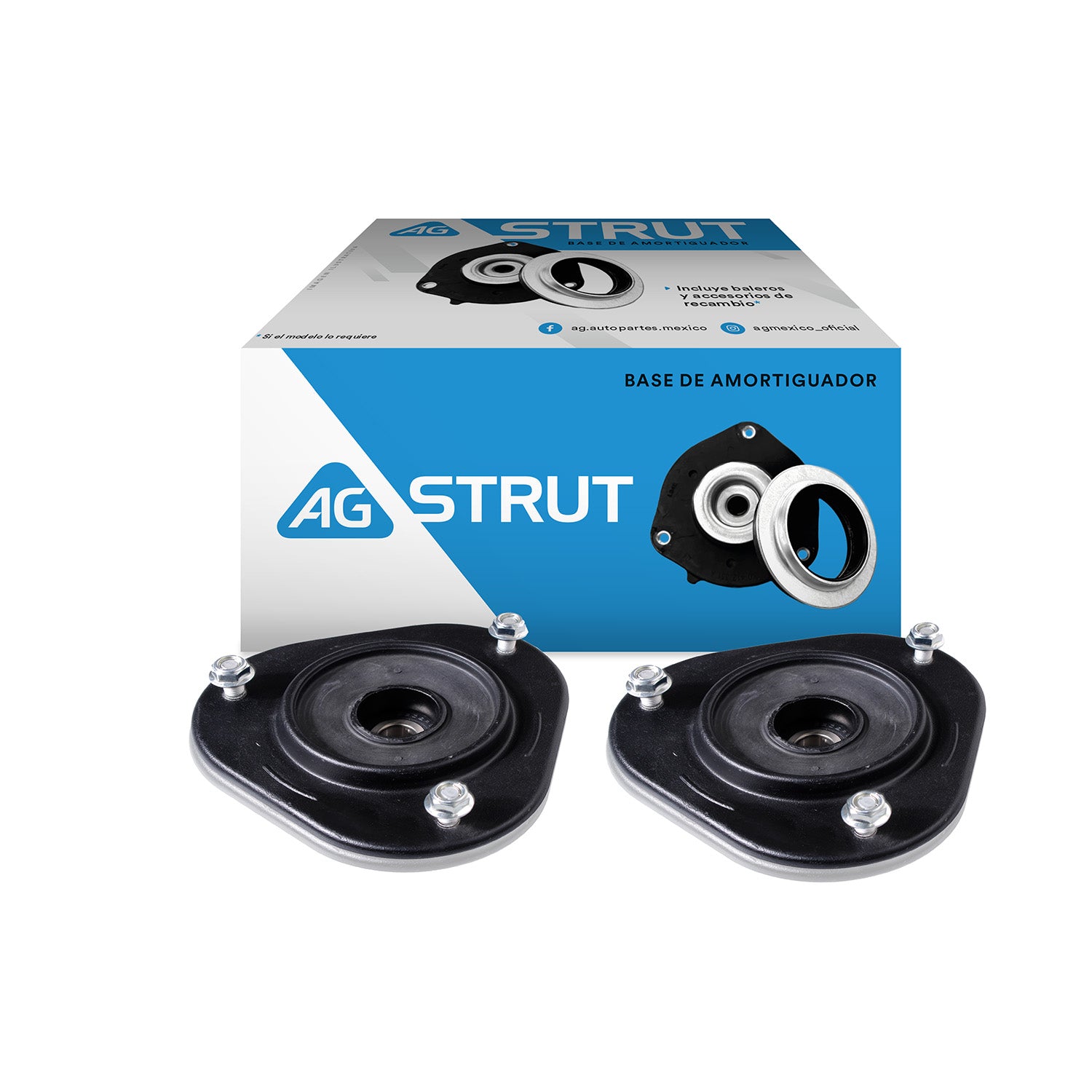 Bases De Amortiguador Original Ag Strut Toyota Corolla (Sexta, Séptima y Octava generación) 1988- 2002 Del