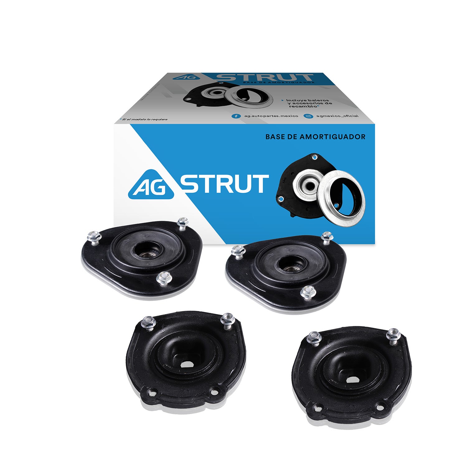Bases De Amortiguador Original Ag Strut Geo Prizm 1989-2002 Delanteras y traseras