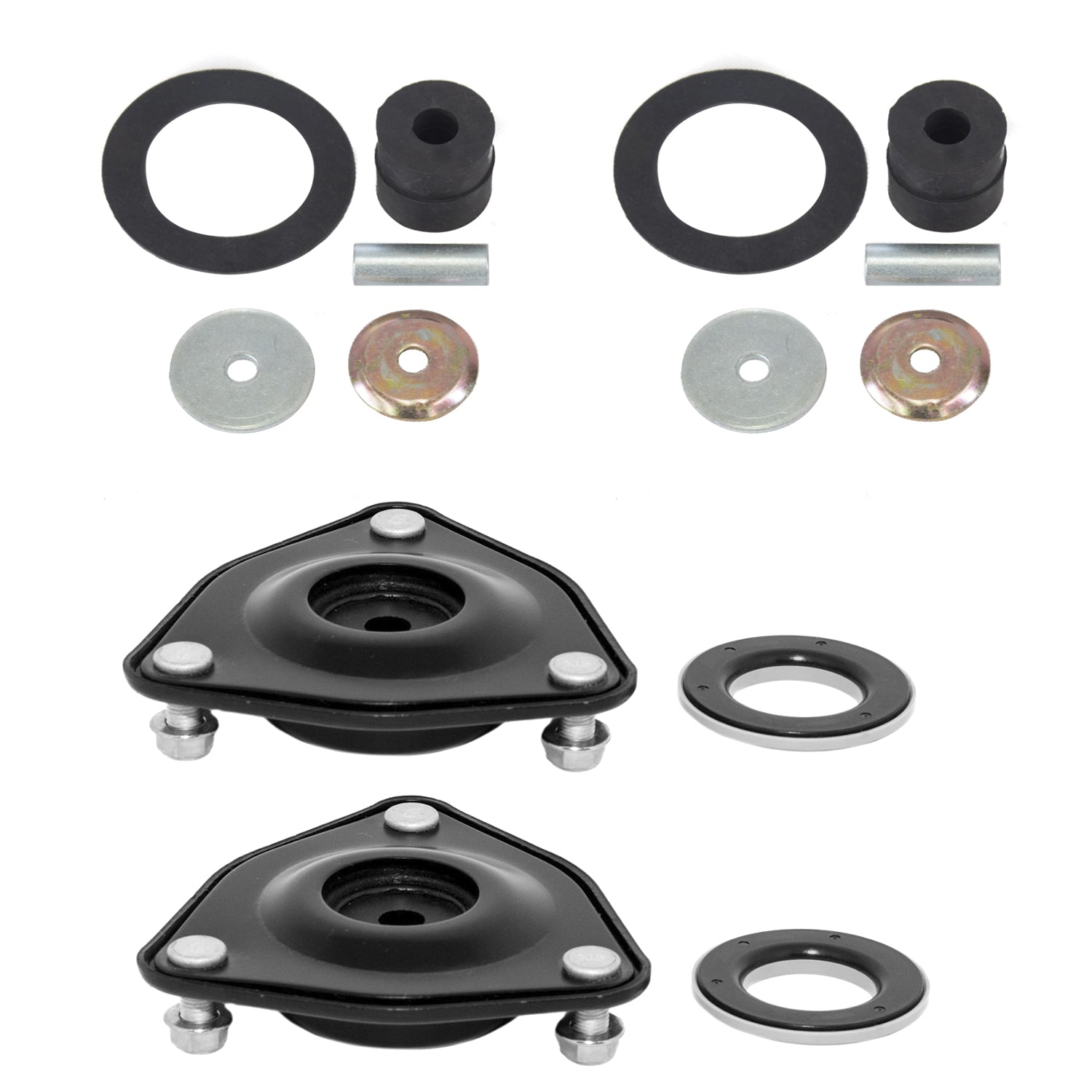 Bases De Amortiguador Original Ag Strut Jeep Patriot Compass (Gomas) 2006-2016 Delanteras y Traseras