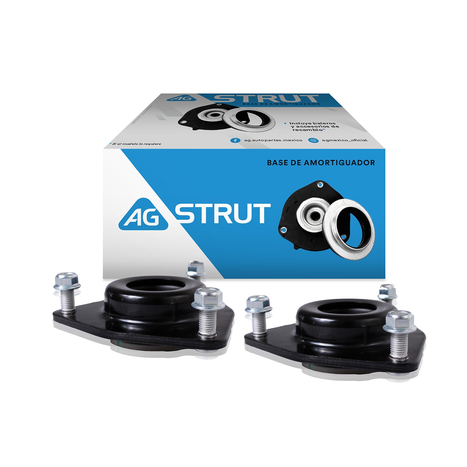 Bases De Amortiguador Original Ag Strut Mitsubishi Outlander 07-13 Par Delanteros