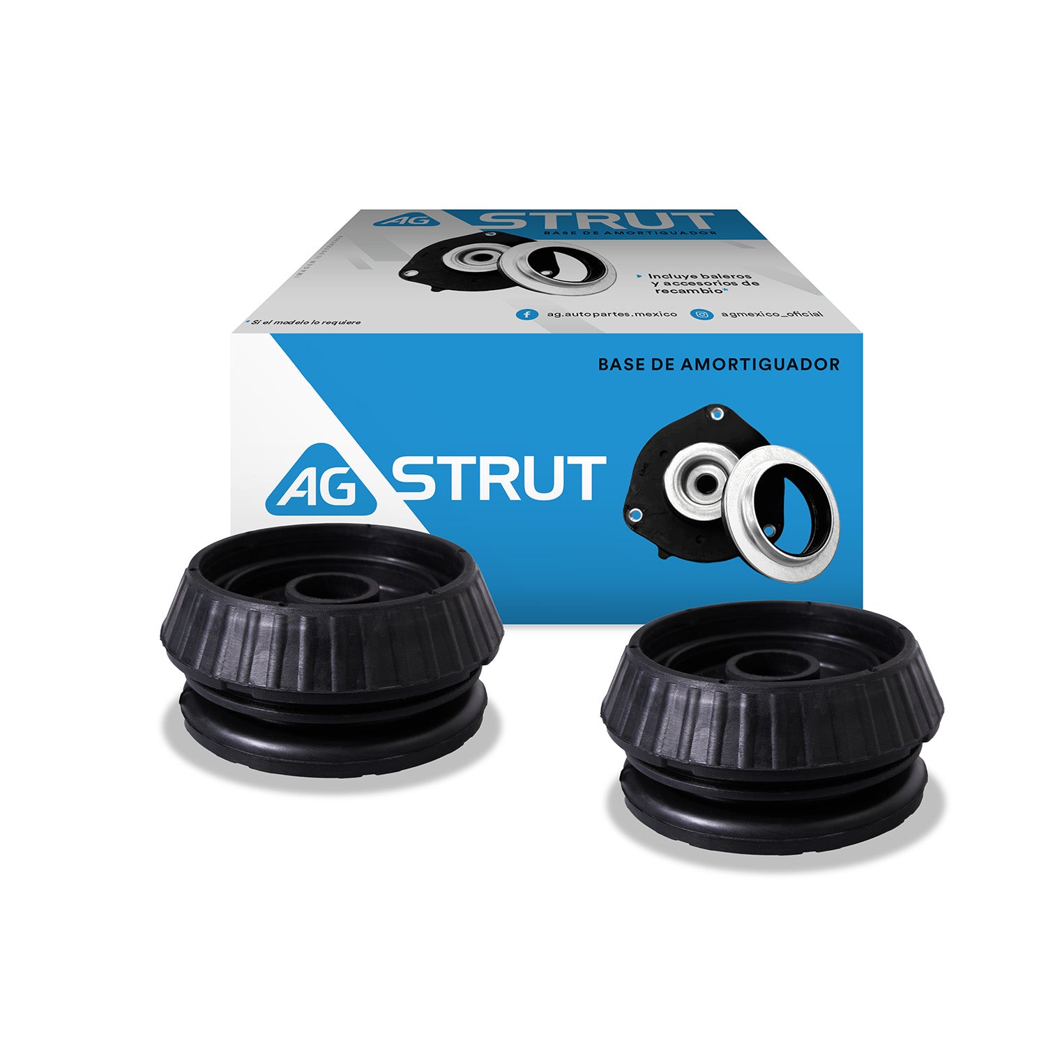 Bases De Amortiguador Original Ag Strut Ford Ka 01-08 Par Delantero