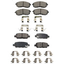 Balatas AG Bpad Nissan 350Z 2003-2005 Delanteras y Traseras-1