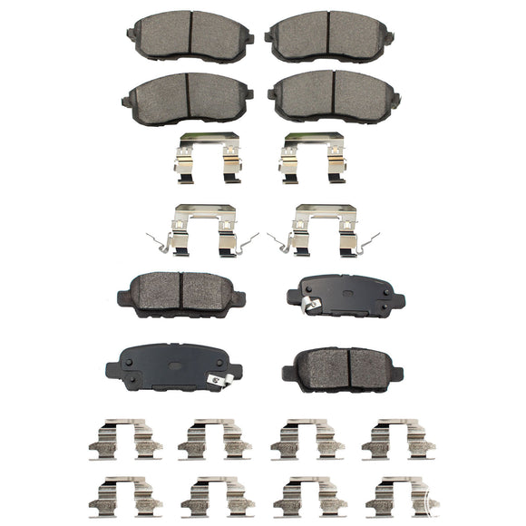 Balatas AG Bpad Nissan 350Z 2003-2005 Delanteras y Traseras