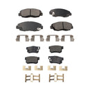 Balatas AG Bpad Honda Civic Coupe 1996-2011 Delanteras y Traseras-3