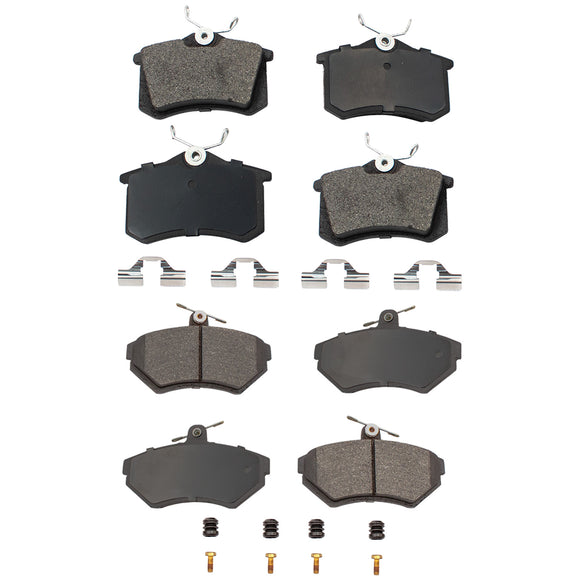 Balatas AG Bpad Seat Córdoba 1.6L 2001-2003 Delanteras y Traseras