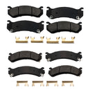 Balatas AG Bpad Hummer H2 2003-2009 Delanteras y Traseras-1