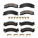 Balatas AG Bpad Chevrolet Express Van G-3500 3500 GVW 14,040 Lbs. 2013-2017 Delanteras y Traseras-1
