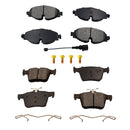 Balatas AG Bpad Volkswagen Beetle 280 mm (Con sensor) 2004-2005 Delanteras y Traseras-3