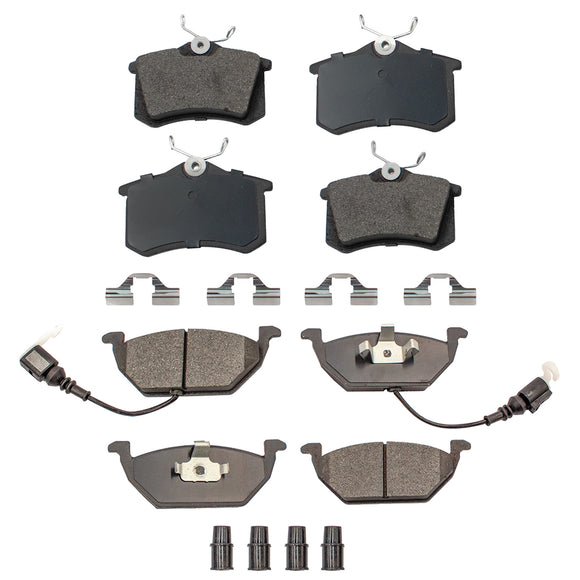 Balatas AG Bpad Seat Ibiza Style (Con sensor) 2009-2015 Delanteras y Traseras