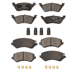 Balatas AG Bpad Chrysler Town & Country con ABS 2001-2007 Delanteras y Traseras