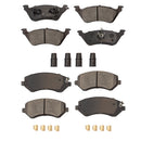 Balatas AG Bpad Chrysler Town & Country con ABS 2001-2007 Delanteras y Traseras-1
