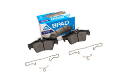 Balatas Ag Bpad Saab 9-3, 302 y 304 mm 2004-2011 Traseras (Sin Sensor)