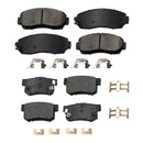 Balatas AG Bpad Acura RDX AWD 2010-2012 Delanteras y Traseras-1