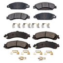 Balatas AG Bpad Chevrolet Cheyenne 2005-2007 Delanteras y Traseras-1