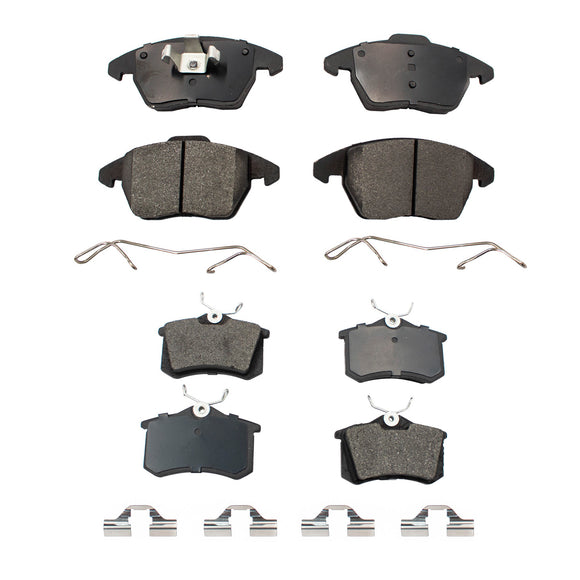 Balatas AG Bpad Seat Ibiza Reference (Con sensor) 2009-2017 Delanteras y Traseras