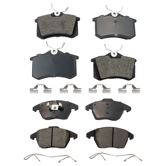 Balatas AG Bpad Seat Toledo (Con sensor) 2013-2018 Delanteras y Traseras
