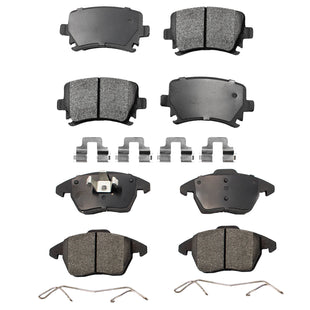 Balatas AG Bpad Seat León 2010-2015 Delanteras y Traseras (Sin Sensor)