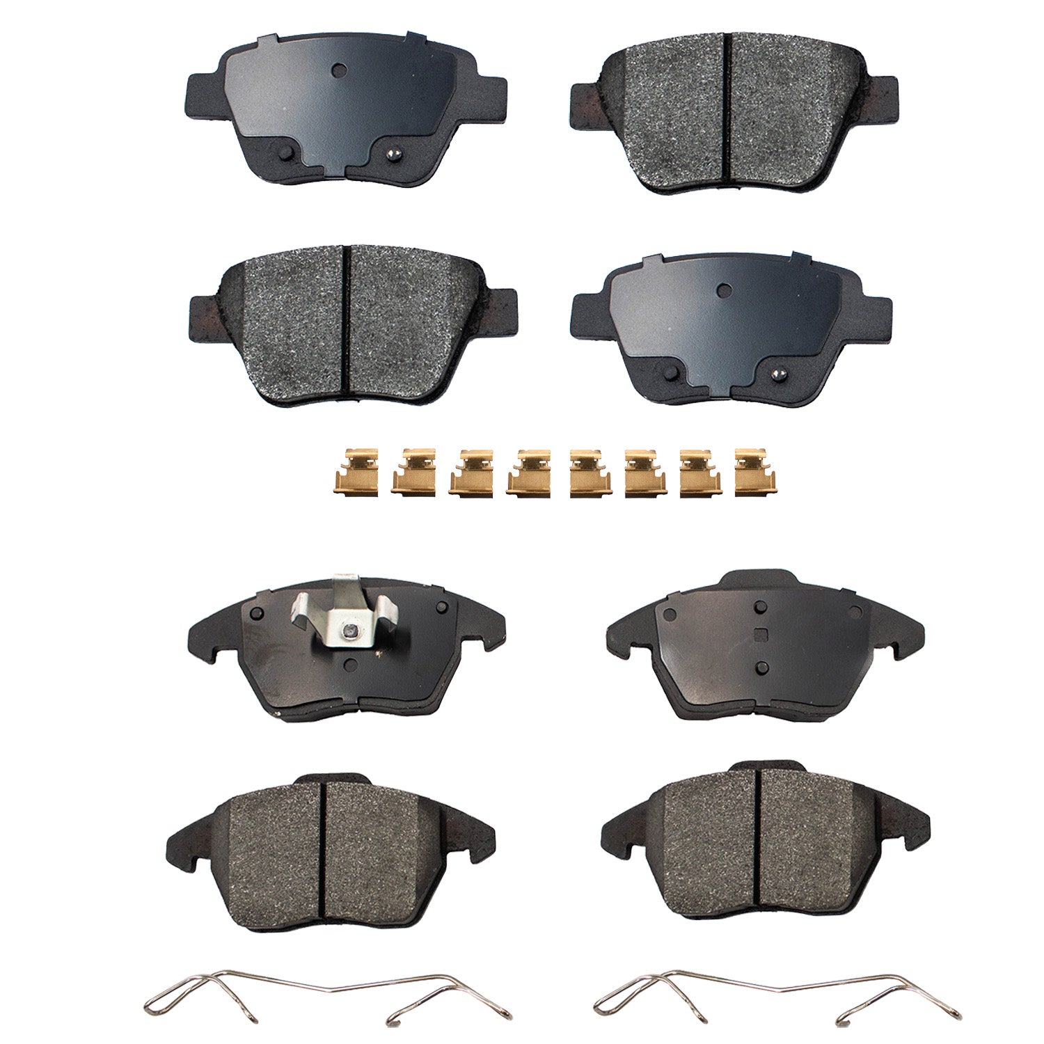 Balatas Ag Bpad Volkswagen Bora 2010- Delanteras y Traseras (Sin Sensor)