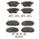 Balatas AG Bpad Toyota Yaris 2018 Delanteras y Traseras-1