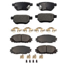 Balatas AG Bpad Toyota Prius 2010-2018 Delanteras y Traseras-1