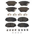 Balatas AG Bpad Toyota Matrix 1.8L 4 Cil 2009-2013 Delanteras y Traseras-1