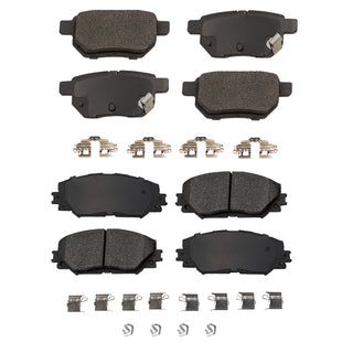 Balatas AG Bpad Toyota Matrix 1.8L 4 Cil 2009-2013 Delanteras y Traseras