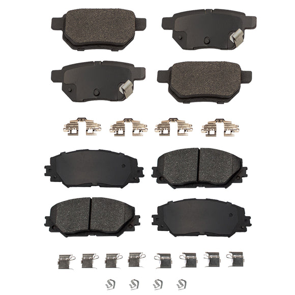 Balatas AG Bpad Toyota Matrix 1.8L 4 Cil 2009-2013 Delanteras y Traseras