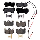Balatas AG Bpad Audi Q7 (Con sensor) 2007-2015 Delanteras y Traseras-1