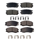 Balatas AG Bpad Chevrolet Equinox 2007-2008 Delanteras y Traseras-1