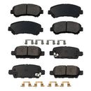 Balatas AG Bpad Dodge Nitro 2007-2011 Delanteras y Traseras-1