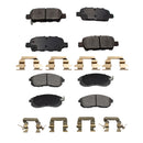 Balatas AG Bpad Nissan Rogue 2008-2014 Delanteras y Traseras-1