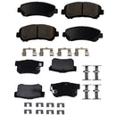 Balatas AG Bpad Suzuki Kizashi 2010-2015 Delanteras y Traseras-1