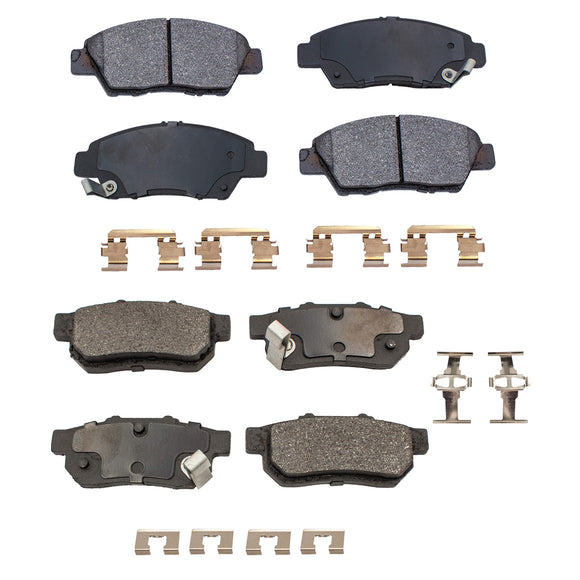 Balatas AG Bpad Honda Fit (USA y Canadá) 2010-2014 Delanteras y Traseras