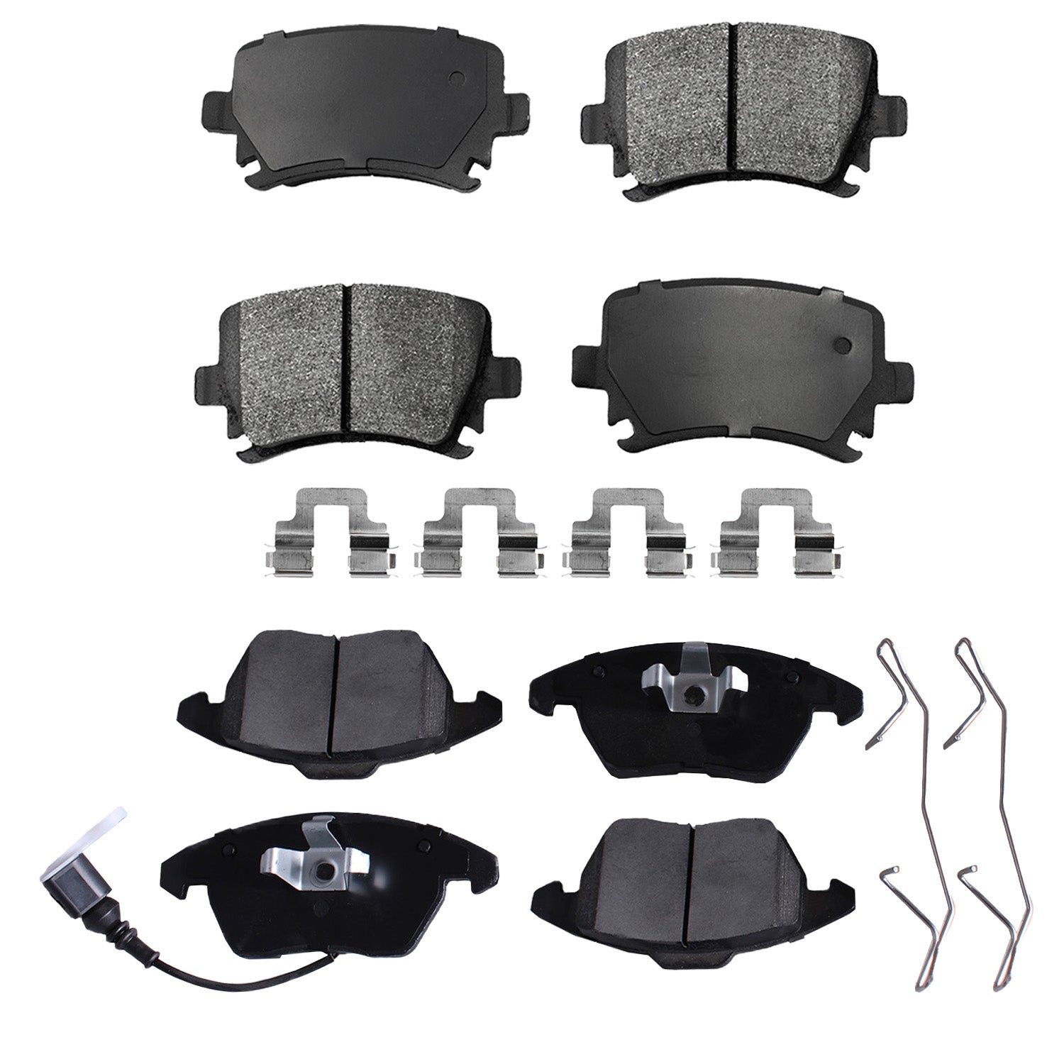 Balatas Ag Bpad Seat Ibiza (con sensor) 2014-2017 Delanteros y Traseros