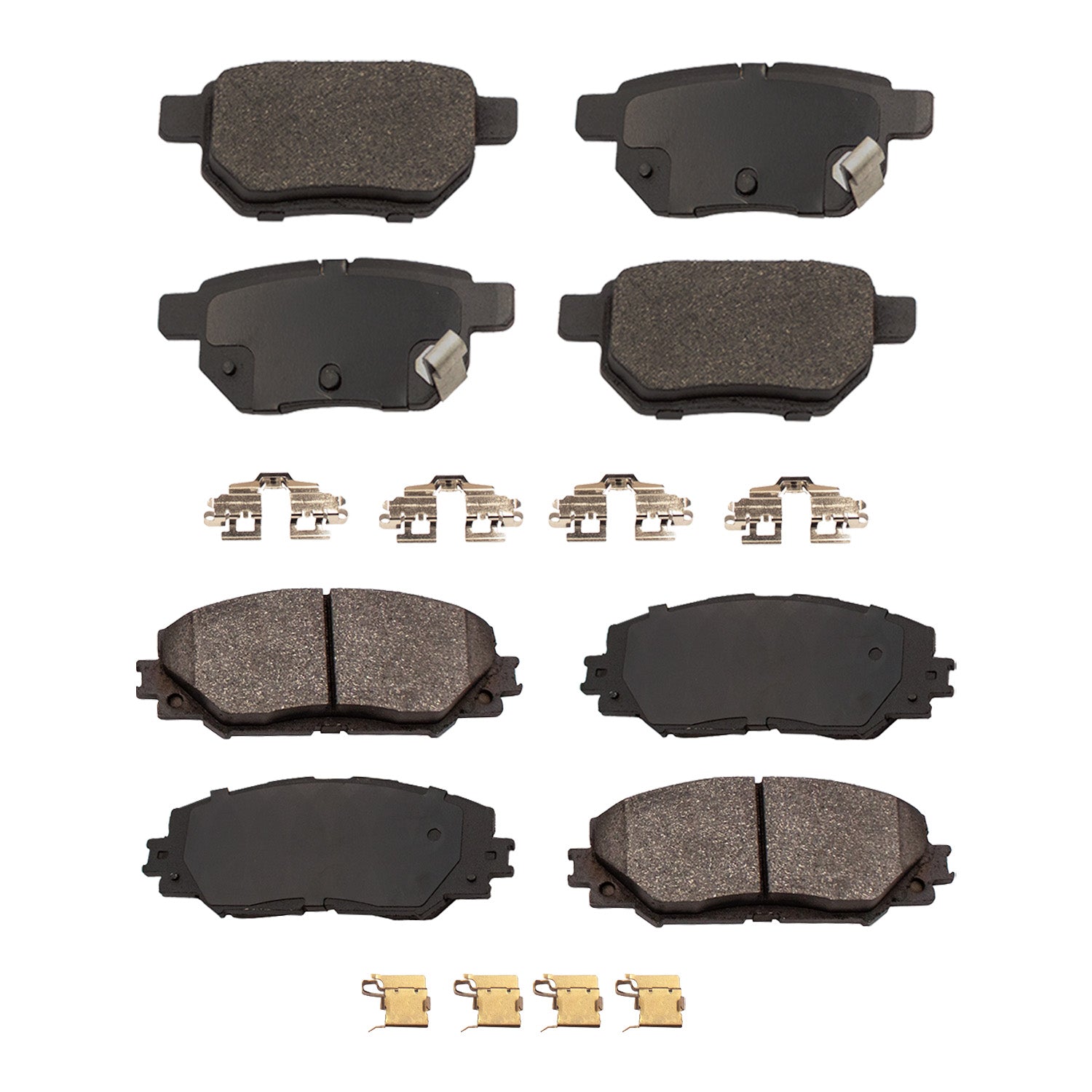 Balatas AgBpad Toyota Corolla 2014-2017 Delanteras/Traseras