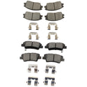 Balatas Ag Bpad Hyundai Tucson 2016-2021 Delanteras y Traseras
