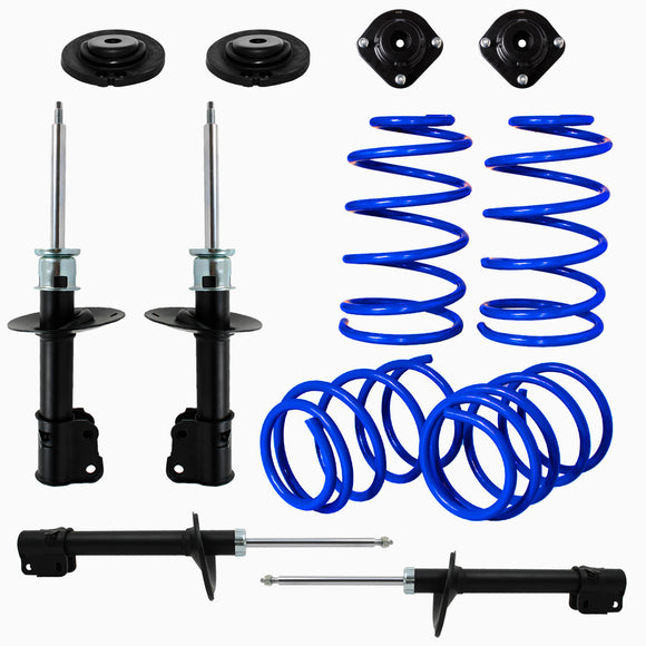 Kit Resortes Deportivos, Amortiguadores y Bases Dodge Neon 2000-2005 12 piezas