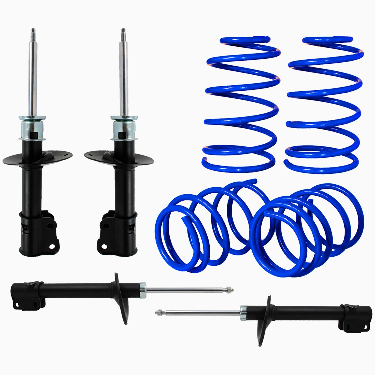 Kit Deportivo Resortes Ag Kit y Amortiguadores Originales Dodge Neon 2000-2006 8 piezas